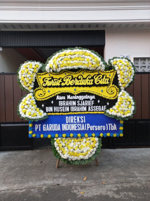 Papan Bunga Duka di Greged